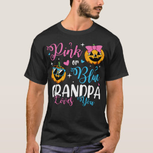 Rosa eller Blue Grandpa Kärlek du pumpkin Baby Man T Shirt