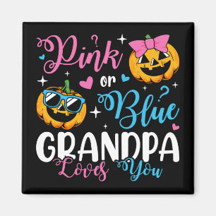 Rosa eller Blue Grandpa Kärlek du pumpkin Baby Squ Magnet