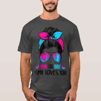 Rosa eller Blue Mimi kärlek du Träffar Gender T Shirt