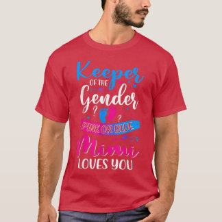 Rosa eller Blue Mimi Kärlek som du håller i Gender T Shirt