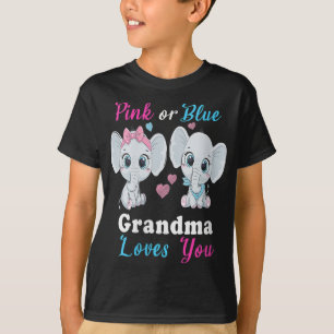 Rosa eller Blue morma Kärlek You Elephants Baby Ge T Shirt