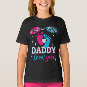 Rosa eller Blue, pappa Kärlek You T Shirt