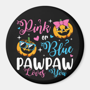 Rosa eller Blue Pawpaw Kärlek du Pumpkin Baby Circ Magnet