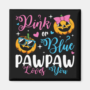 Rosa eller Blue Pawpaw Kärlek du Pumpkin Baby Squa Magnet