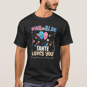 Rosa eller Blue Tante Kärlek You Best Auntie Allti T Shirt