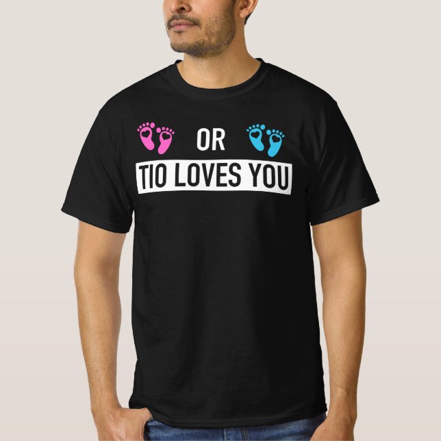Rosa eller Blue Tio Kärlek T Shirt (Framsida)