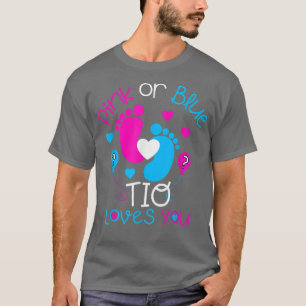 Rosa eller Blue Tio Kärlek You Baby Gender Reveal T Shirt