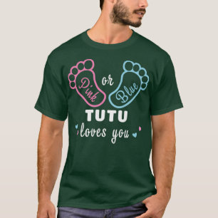 Rosa eller Blue Tutu Kärlek du Gender Visa T Shirt
