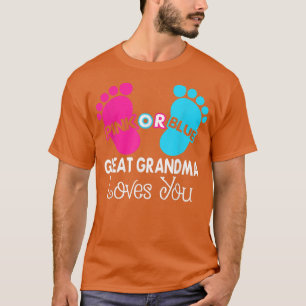 Rosa eller Blue Underbar Grandma Kärlek You, Baby T Shirt