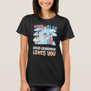 Rosa eller Blue Underbar Grandmamma Kärlek You Bes T Shirt