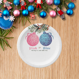Rosa eller Blue Winter Gender Reveal Party