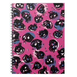 Rosa emo scull Office & School Promotional Anteckningsbok
