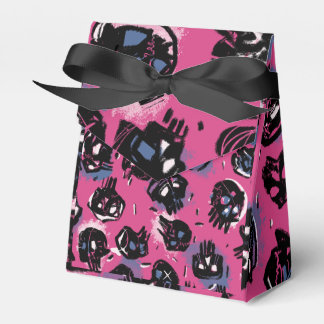 Rosa emo-skrullsfartyg och Party-paket Presentaskar