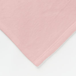 Rosa enfärgad solid färg fleecefilt