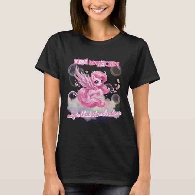 Rosa Enhörningsmagie ✨ T Shirt (Framsida)