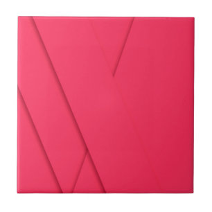 Rosa, enkel, modern, elegant, coola, trendig konst kakelplatta