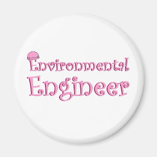 Rosa Environmental Ingenjör Magnet
