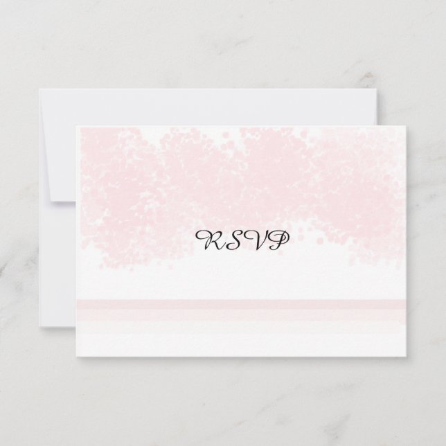 Rosa Erröda RSVP OSA Kort (Framsida)