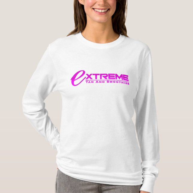 Rosa ETAS-Hoodie Tee Shirt (Framsida)