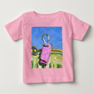 Rosa Etikett T Shirt