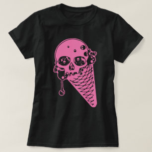 Rosa Evil Ice Cream Cone T-Shirt