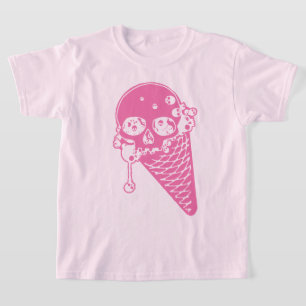 Rosa Evil Ice Cream Cone T-Shirt