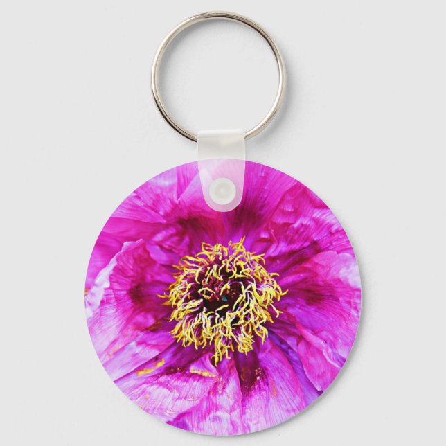 Rosa Explosion Nyckelring (Framsida)