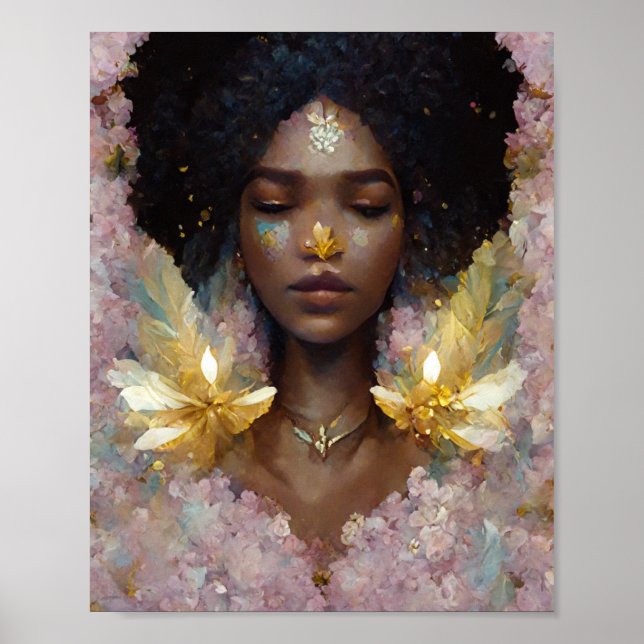 Rosa Fae 4 Fantasy Art Poster (Framsidan)