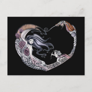 Rosa Faery Vykort