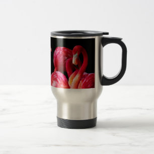 Rosa Fågelflamingo Resemugg