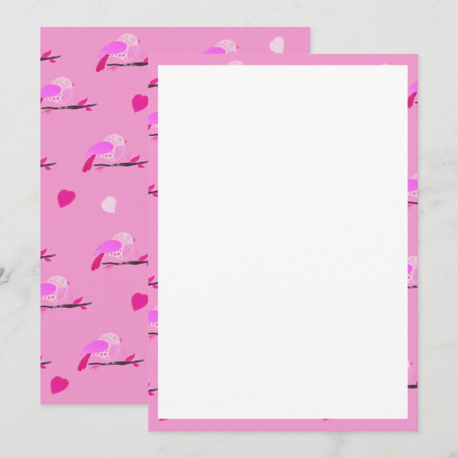 rosa, fågelgris (Fram/baksida)