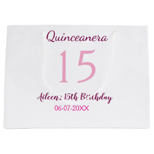 Rosa Fairy 15-årsdag, enkel moder quinceanera