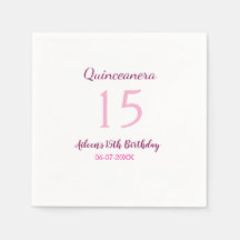 Rosa Fairy 15-årsdag, enkel moder quinceanera