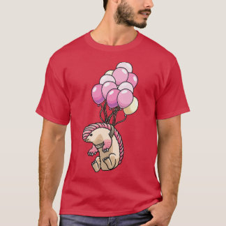 Rosa Fairy Armadillo Ballon Pichiciego Funny Armad T Shirt
