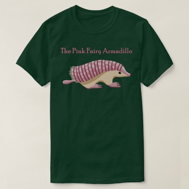 Rosa Fairy ArmadilloT-Shirt T Shirt (Design framsida)