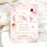 Rosa Fairy First Birthday Girl 1st Birthday Inbjudningar<br><div class="desc">Vi presenterar vår första födelsedag, första Fairy Forest Magic-inbjudan, perfektens sätt att fira din lilla speciella dag. Den här fantastiska inbjudan har modern kalligrafi och har lagts till med mjuk pastellgrej för en söt och visuell beröring. Transport dina gäster till en magisk saga med den vackra och drömmande utformningen, komplett...</div>