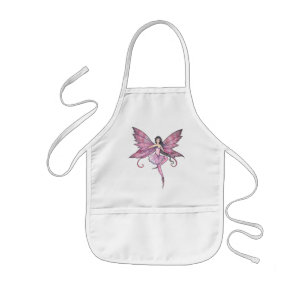 Rosa Fairy Kids Apron Fairy Dancer Barnförkläde