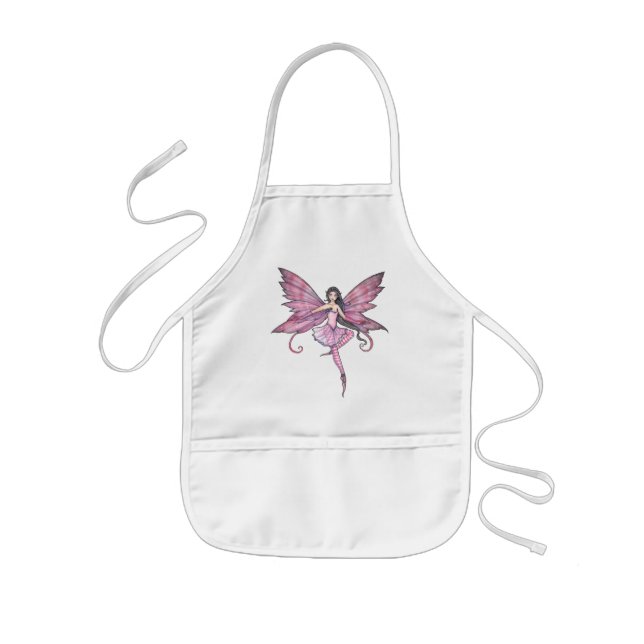 Rosa Fairy Kids Apron Fairy Dancer Barnförkläde (Framsidan)