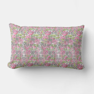 Rosa Fairy Rulla Design Lumbar Dekorativ kudde