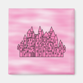 Rosa Fairytale Castle Magnet