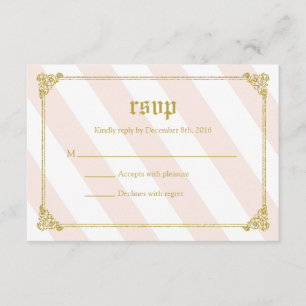 Rosa Fairytale Princess Baby Shower OSA kort