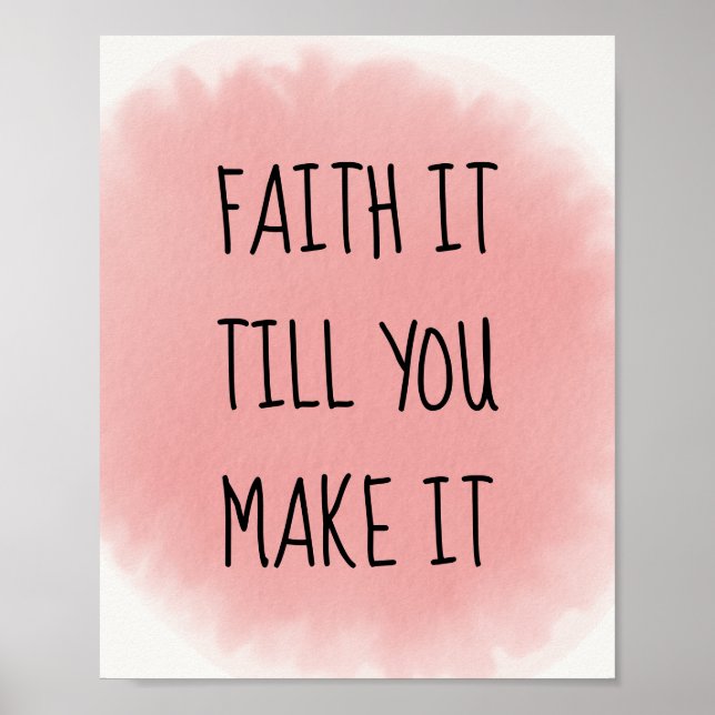Rosa Faith It Poster (Framsidan)