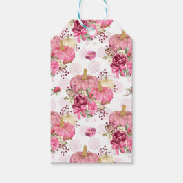 ROSA FALL AUTUMN PUMPKINS & VATTERFÄRGFLÖDEN PRESENTETIKETT