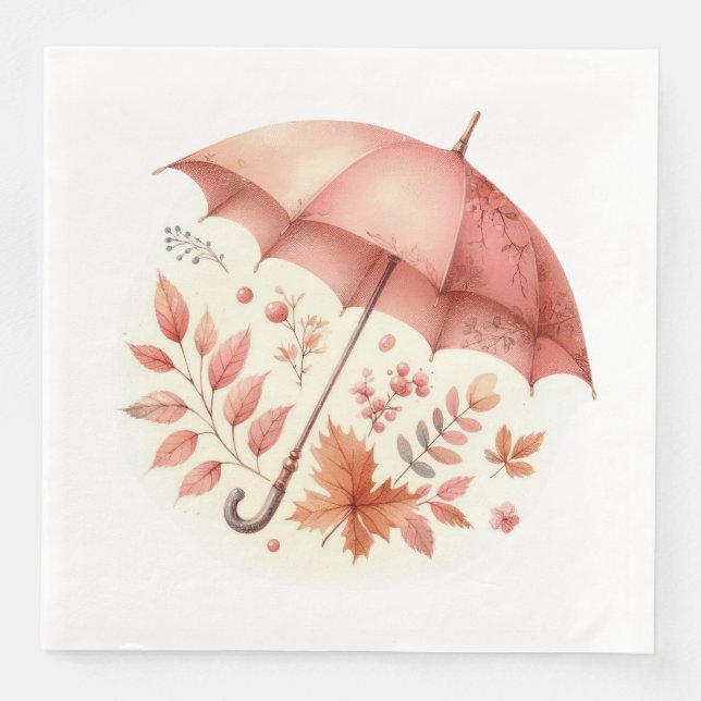 ROSA FALL AUTUMN THEMED-POSTER PAPPERSSERVETT (Framsida)