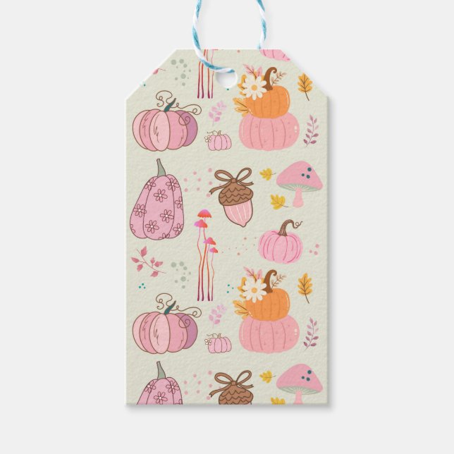 Rosa Fall Presentetikett (Framsidan)