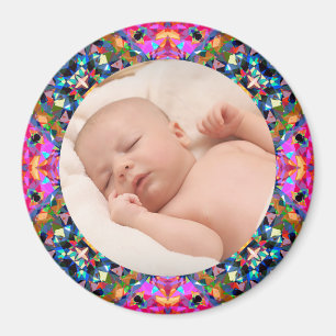 Rosa Fall Ram Flicka Grandparent's Gift Photo Magnet