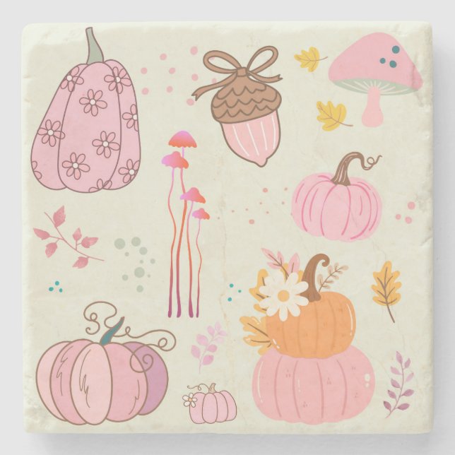 Rosa Fall Stenunderlägg (Framsidan)