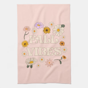 Rosa Fall Vibes Kökshandduk