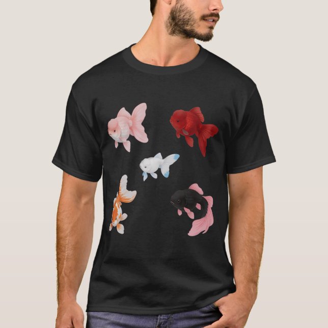 Rosa fancy guldfisk t shirt (Framsida)