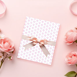 Rosa Fandango Lila Valentine Heart Watercolor Presentpapper